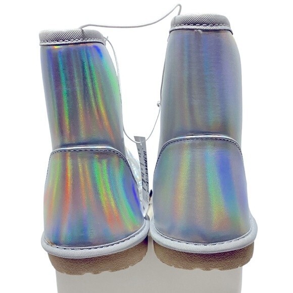 The Children’s Place Girls Metallic Star Chalet Boots - Picture 7 of 9